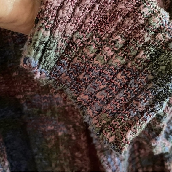 LAST CALL Heidi Hess Hand loomed Knit Draped Cardigan Sweater Women’s Medium - Picture 4 of 8
